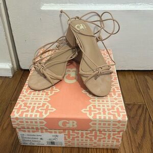Gianni Bini Nude Strappy heel